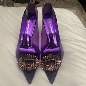 Good American Womans Purple Heels